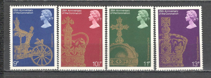 Anglia/Marea Britanie.1978 25 ani incoronarea Reginei Elisabeth II GA.137