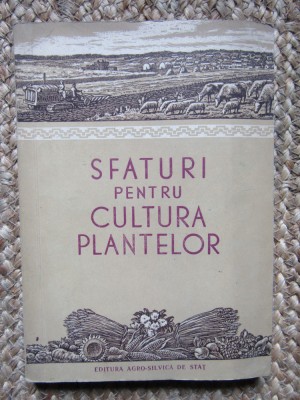 SFATURI PENTRU CULTURA PLANTELOR foto