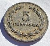 284. Moneda El Salvador 5 centavos 1974, America Centrala si de Sud