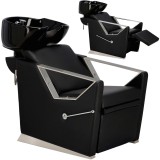 Scafa coafor Lars pentru salonul de coafură și frizerie cu bol ceramic mobil armătură baterie si cască