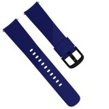 Cumpara ieftin Curea silicon, compatibila Samsung Galaxy Watch3 40mm, telescoape Quick Release, Dark Blue