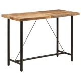 Cumpara ieftin Masa de bar, 150x70x107 cm, lemn masiv mango si fier