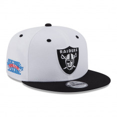 Sapca New Era 9fifty las vegas raiders white crown patch-Cod 1585471512