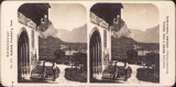 ST84N Salzkammergut, Hallstadt, Fernsicht g Grub, stereoscopic photo