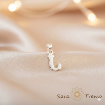 Pandantiv initiala Litera L din argint foto