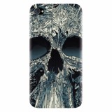 Husa silicon pentru Apple Iphone 4 / 4S, Abstract Skull Artwork Illustration