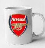 Cana alba personalizata Premier League - Arsenal, INOVATIX&reg;. 330 ml