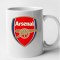 Cana alba personalizata Premier League - Arsenal, INOVATIX&reg;. 330 ml