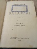 G. Salambo edt. Minerva 1913 roman