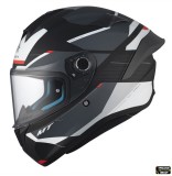 Cumpara ieftin Casca integrala pentru scuter - motocicleta MT Targo S Kay B2 gri mat &ndash; omologare noua ECE 22.06 &ndash; tip viziera: MT-V-18B L (59/60cm)