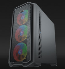 Carcasa Aqirys Wezen Midi Tower Black RGB foto