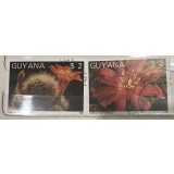 (M) Timbre serii Straine Floara Guyana