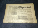 ZIARUL SPORTUL 7 OCTOMBRIE 1981