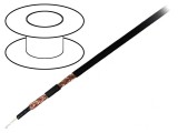 Cablu coaxial RG178 50m negru