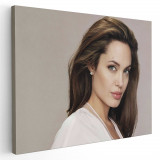Tablou Angelina Jolie actrita 2094 Tablou canvas pe panza CU RAMA 60x90 cm
