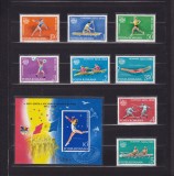 ROMANIA 1988 LP 1208 LP 1209 J. O. DE VARA SEUL - OLIMPIADA SERIE+COLITA NEDANTELATA MNH, Nestampilat