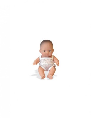 Papusa bebelus fetita asiatica Miniland 21 cm foto