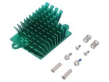 Radiator extrudat cu aripioare BGA verde 41mm x 45mm