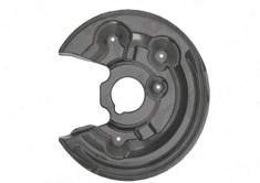 Protectie stropire disc frana Audi A3 (8p), 05.2003-04.2008, Spate, Dreapta, aluminiu foto