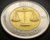 Cumpara ieftin Moneda exotica bimetal 1 BIRR - ETIOPIA, anul 2010 * cod 2993, Africa