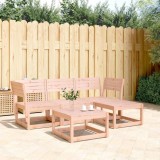 Cumpara ieftin Set mobilier relaxare grădină, 4 piese, lemn masiv Douglas