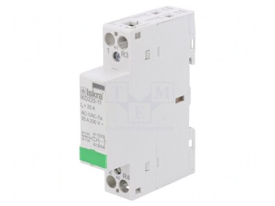 Contactor 2P 25A 24V NC NO foto