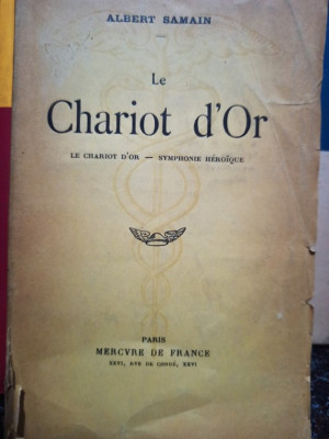 Albert Samain - Le Chariot d&amp;#039;Or (1936) foto