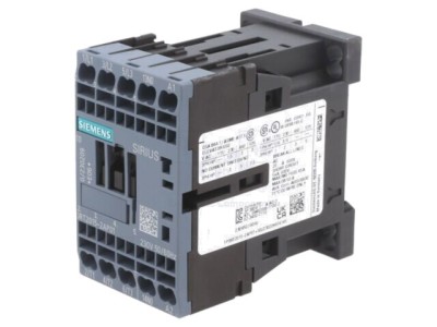 Contactor SIEMENS 3RT20 3-polar 7A 230V NO x3 pentru șină DIN foto