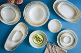 Bonna Farfurie pentru cină - Knidos - Porţelan - 27 cm - set de 6