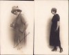HST P832 Lot 2 poze t&acirc;nără frumoasă 1920 studio Royal București