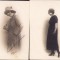 HST P832 Lot 2 poze t&acirc;nără frumoasă 1920 studio Royal București