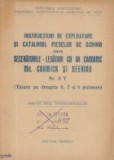 Instructiuni de exploatare si catalogul pieselor de schimb pentru seceratorile-legatori cu ax cardanic Mc. Cormick si Deering Nr. 6 T (Taiere pe dreap