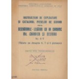 Instructiuni de exploatare si catalogul pieselor de schimb pentru seceratorile-legatori cu ax cardanic Mc. Cormick si Deering Nr. 6 T (Taiere pe dreap