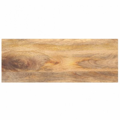 Blat masă 80x20x3,8 cm lemn masiv dreptunghiular de mango foto