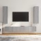 vidaXL Set dulapuri TV, 4 piese, gri sonoma, lemn prelucrat 3114212