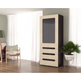 Dulap Stil-21, 80x46x195 cm Wenge+Mesteacan