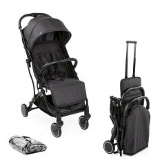 Carucior sport, Chicco, Tip troler, Trolley Me, Pliere cu o singura mana, Cu protectie de ploaie, Greutate redusa: 7 kg, Sustine 15 kg, 0 luni+, Negru