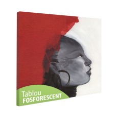 Tablou fosforescent Profil de femeie africana foto