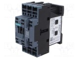 Contactor SIEMENS 3-polar 3RT20 12A 230V AC NO x3 cu contacte auxiliare NO NC