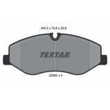 Textar set placute frana, frana disc Q+