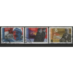 URSS 1965 - Arta cinematografică sovietică, serie stampilata cu sarniera
