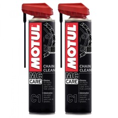 Pachet 2 Spray Motul C1 MC Care pentru curatat lantul moto 400 ml