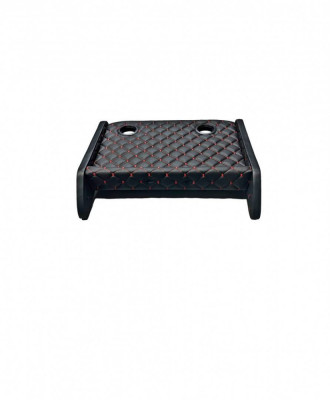 Masa de bord din piele eco , suport pahar Negru cu Rosu compatibila Mercedes Sprinter 2001-2006 foto
