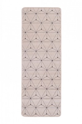 Covor Model Flex 19647, 19, Marime 75 x 200 cm, Crem, Bej, Inaltime Fir Tesatura plata, Antialergic, Polipropilena, Bucatarie foto
