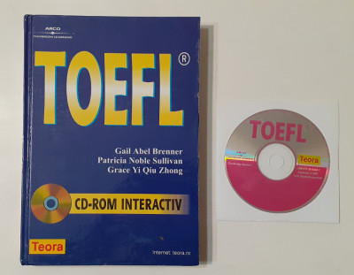 Gail Abel Brenner - TOEFL cu CD-Rom Interactiv - Testul De Limba Engleza 2001 foto