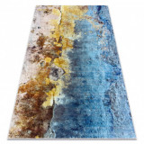 MIRO 51709.803 covor lavabil Absztrakci&oacute; anti-alunecare - albastru / aur, 160x220 cm