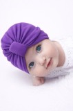 Caciulita mov tip turban (Marime Disponibila: 3-6 luni (Marimea 18