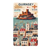 ESIM Guernsey, Unlimited Plus, 10 Days