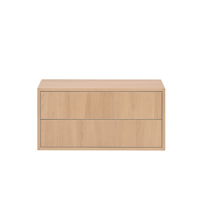 Boxie 2 fi&oacute;kos fali szekr&eacute;ny 40x80x37 cm sonoma t&ouml;lgy