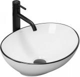 Lavoar pentru blat Rea Sofia Negru Black Edge
